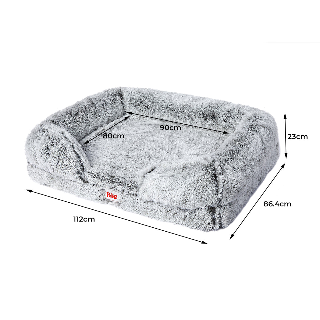 NNEIDS PaWz Pet Bed Orthopedic Sofa Dog Beds L Large