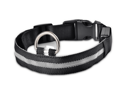 Luminous Glow-In-The-Dark Led Pet Collar: The Ultimate Night Safety Accessory For Dogs And Cats