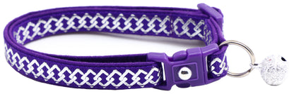 Silver Knots Cat Collar