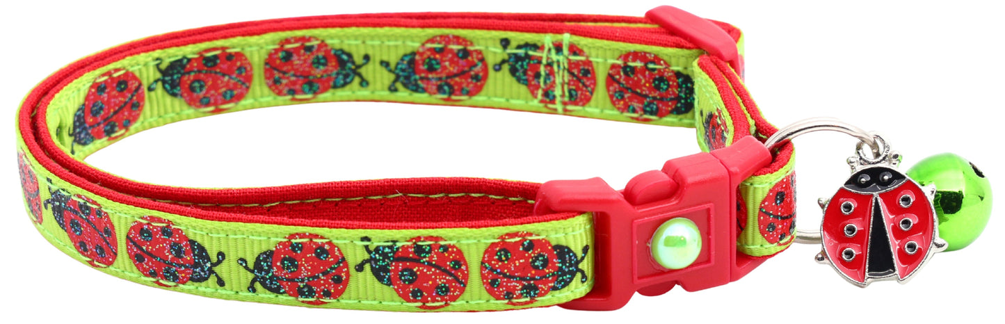 Ladybug Breakaway Cat Collar