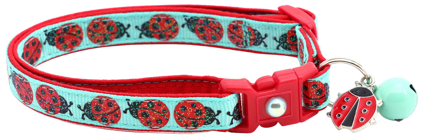 Ladybug Breakaway Cat Collar