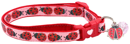 Ladybug Breakaway Cat Collar