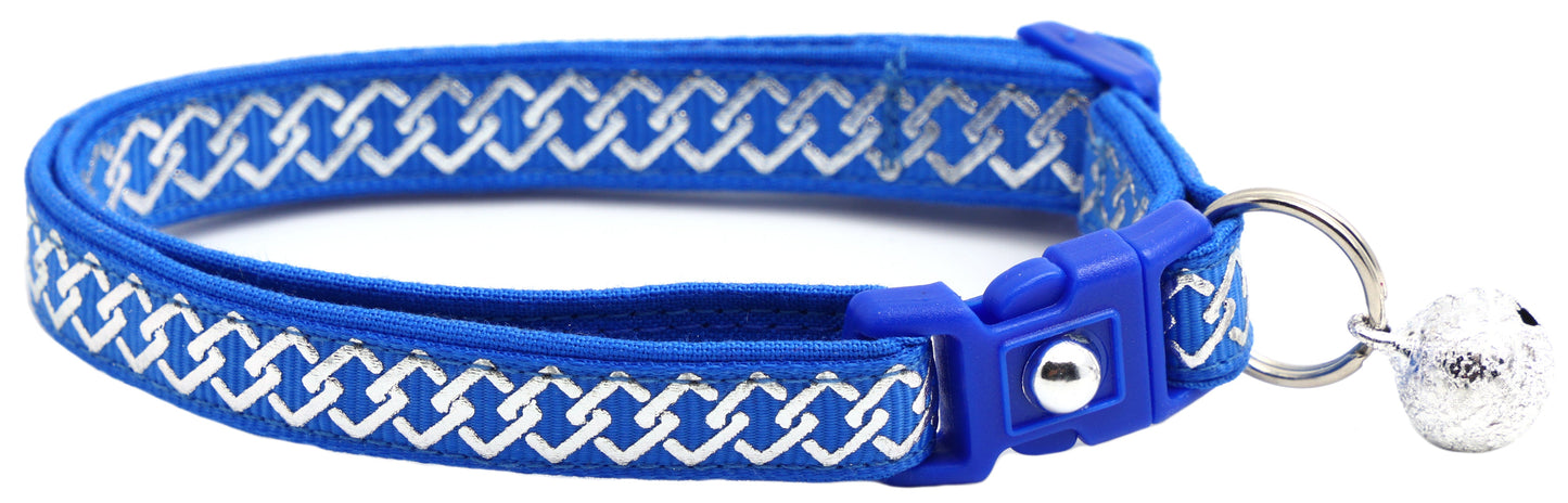 Silver Knots Cat Collar