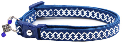 Silver Knots Cat Collar