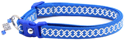 Silver Knots Cat Collar