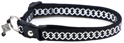 Silver Knots Cat Collar
