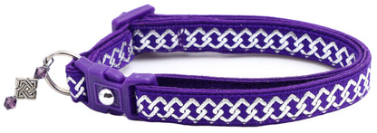 Silver Knots Cat Collar
