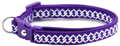 Silver Knots Cat Collar