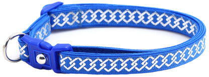Silver Knots Cat Collar