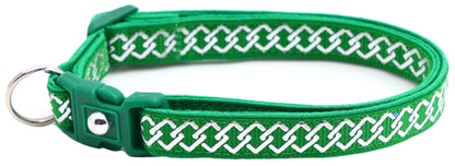 Silver Knots Cat Collar