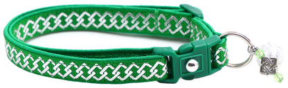 Silver Knots Cat Collar