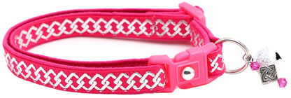 Silver Knots Cat Collar