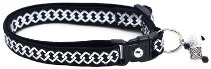 Silver Knots Cat Collar