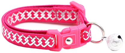 Silver Knots Cat Collar