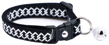 Silver Knots Cat Collar