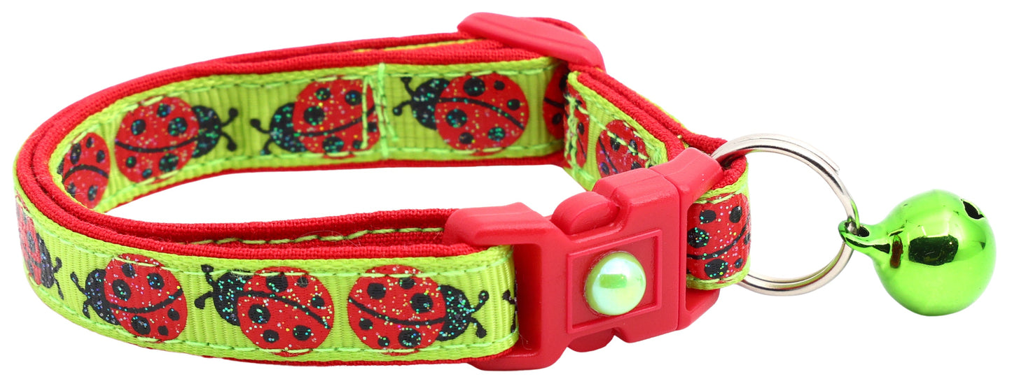 Ladybug Breakaway Cat Collar