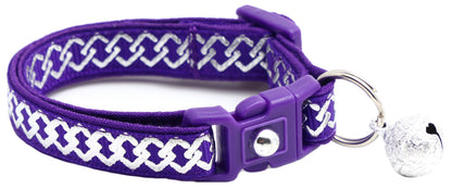 Silver Knots Cat Collar
