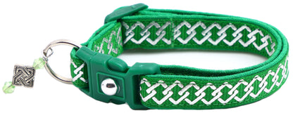 Silver Knots Cat Collar