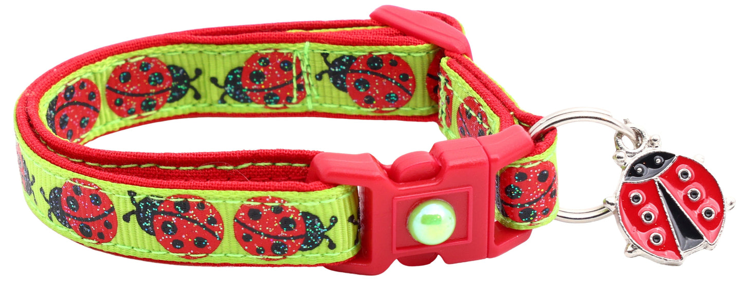 Ladybug Breakaway Cat Collar