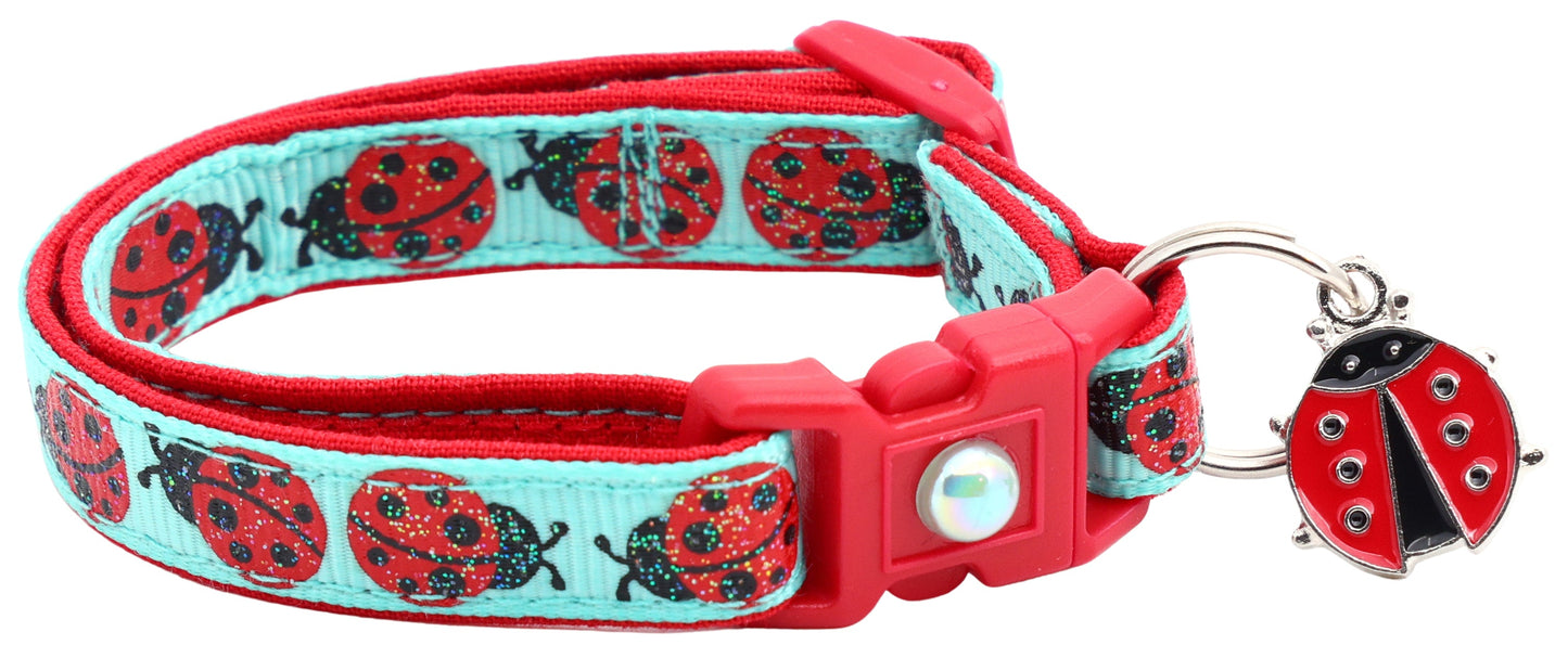 Ladybug Breakaway Cat Collar