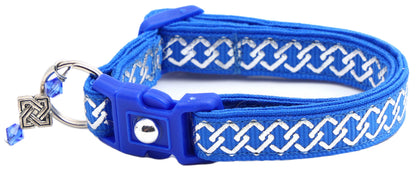 Silver Knots Cat Collar