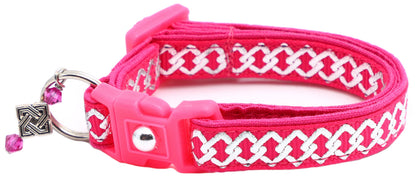 Silver Knots Cat Collar