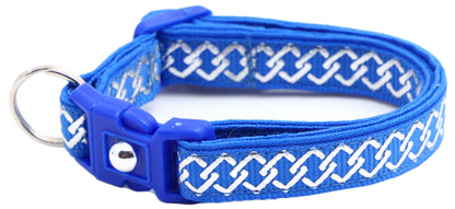 Silver Knots Cat Collar