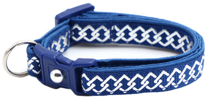 Silver Knots Cat Collar