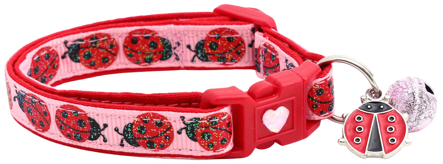 Ladybug Breakaway Cat Collar
