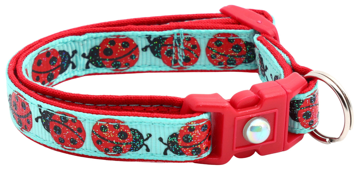 Ladybug Breakaway Cat Collar