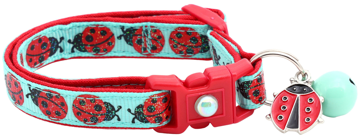 Ladybug Breakaway Cat Collar