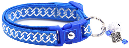Silver Knots Cat Collar