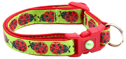 Ladybug Breakaway Cat Collar