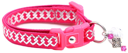 Silver Knots Cat Collar