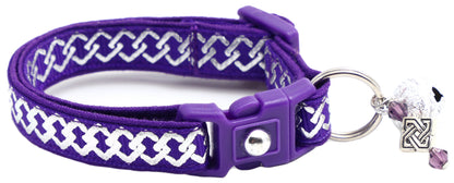 Silver Knots Cat Collar