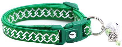 Silver Knots Cat Collar