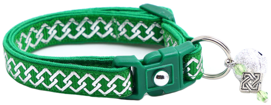 Silver Knots Cat Collar