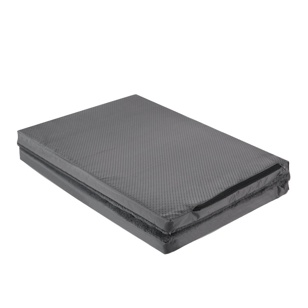 NNEIDS PaWz Pet Bed Foldable Dog Puppy Beds Grey Medium